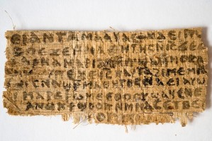Undated-handout-image-of-an-ancient-papyrus-written-in-ancient-Egyptian-Coptic